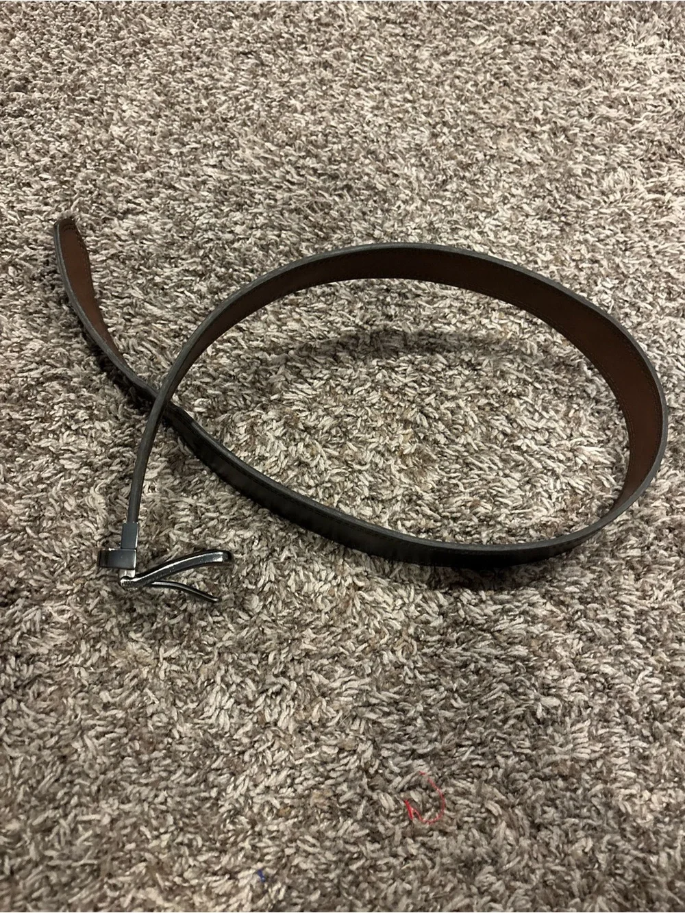 Men's Reversible Brown/Black Leather Belt - Classic Style